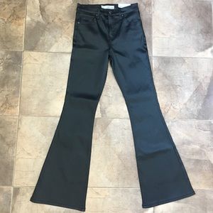 Topshop Jeans - NWT Topshop Sateen High Rise Flare Jeans 28 Topshop Jeans - NWT Topshop Sateen High Rise Flare Jeans 28